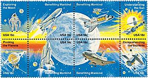 Space Achievement commemorative issue stamps 1981 USA-1912-19