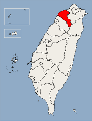 Taoyuan County Location Map
