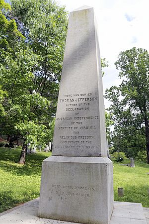 Thomas Jefferson gravestone at Monticello IMG 4201