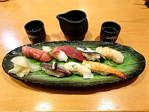Traditional Sashimi with a twist