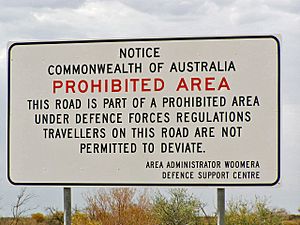 Woomera-warning-sign