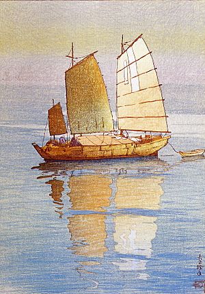 Yoshida sailboat-morning