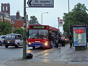 143 bus, The Burroughs, Hendon - geograph.org.uk - 2214056
