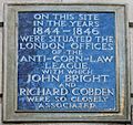 Anti-Corn-Law League plaque London