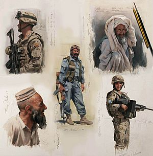 Bocetos Afganistán 2012
