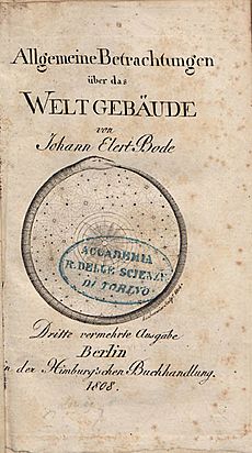 Bode, Johann Ehlert – Allgemeine Betrachtungen über das Weltgebäude, 1808 – BEIC 766161