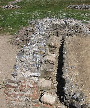 Caister Roman Site Hypocaust detail