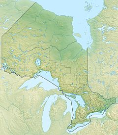 Moose River (Ontario) is located in Ontario