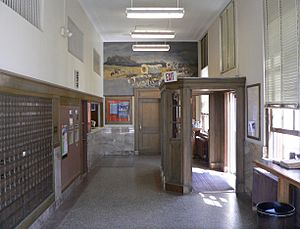 Crawford, Nebraska post office interior 1