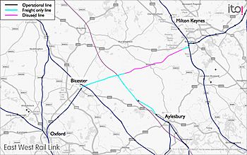 East West Rail Consortium Western map