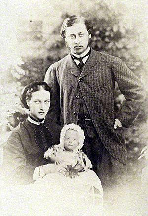 Edward and Alix with Albert