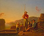 George Caleb Bingham - The Wood-Boat