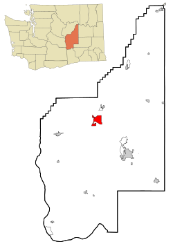 Location of Ephrata, Washington