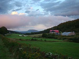 Farm landscape near Alma