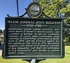 New Hampshire historical marker 89 in August 2019