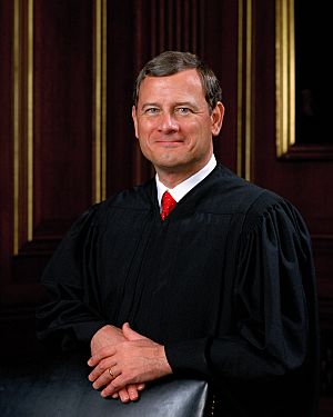 Official portrait of John Roberts as Chief Justice of the United States