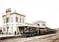 Railroad station brazil 1885