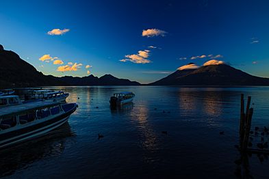 Sunrise on Lake Atitlan (6849876858)