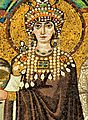 Theodora mosaic - Basilica San Vitale (Ravenna) v2
