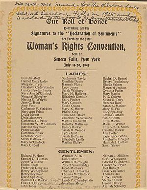 Woman's Rights Convention