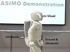 ASIMO environment identifying sensors