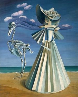 Alter Ego, by Marion Adnams, oil on board, 1945