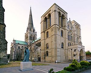 Chichester Cathedral, south-west aspect