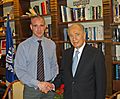 David Shankbone and Shimon Peres