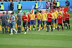 España Suecia inicio