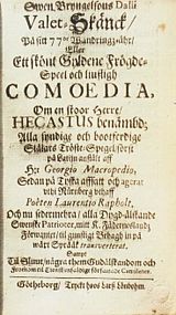 Hecastus Goeteborg 1681