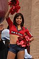 Houston Texans cheerleader at HEB Parade