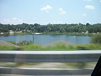 Lake Sunnyside from FL 50 in Clermont, Florida