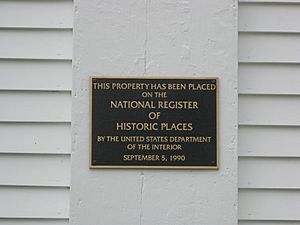 Loudon Town Hall NRHP Plaque