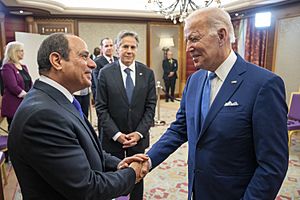 President Joe Biden and President Abdel Fattah el-Sisi