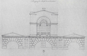 Sketch by Robert Adam for the Fishing Room and Boat House at Kedleston