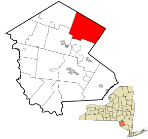 Location of Neversink in Sullivan County, New York