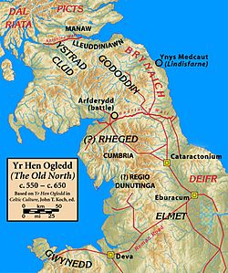 Yr Hen Ogledd (The Old North) c. 550 – c. 650.