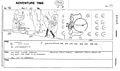 Adventure time storyboard