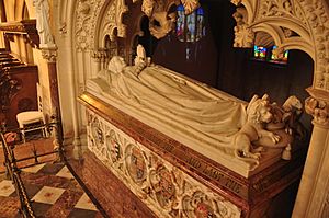 Catherine Parr's tomb in St Mary's Chapel, Sudeley Castle (5063)