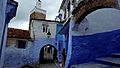 Chefchauen, tipically blue-rinsed houses