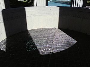Grate over Pulgas Water Temple