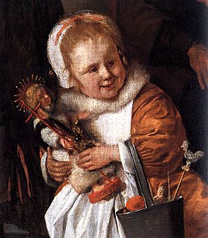 Jan Steen - The Feast of St. Nicholas (detail) - WGA21723