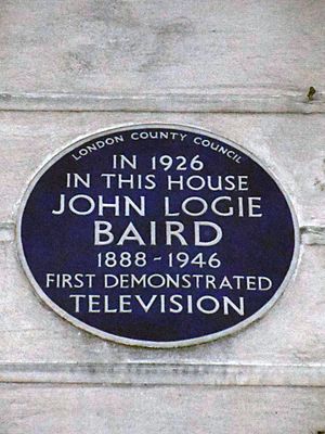 John Logie Baird Blue Plaque