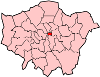 Shown within Greater London