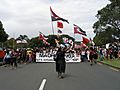 Māori protest at Waitangi (February 6, 2006)