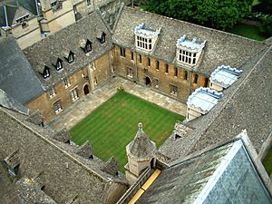 Mob Quad from Chapel Tower