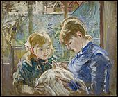 Morisot TheArtistsDaughterJulieWithHerNanny MIA 9640