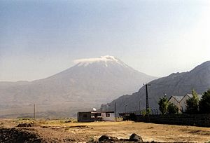 Mount ararat from east of dogubeyazit