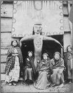 Nanaimo Indians, Vancouver Island, British Columbia. (On smaller backing than other photos.) - NARA - 297757