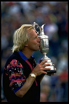 Norman's second Major championship, 1993 Open at Royal St George's